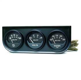 Autogage® Black Oil/Volt/Water Black Console